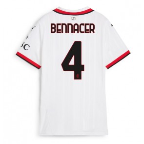 AC Milan Ismael Bennacer #4 Replika Udebanetrøje Dame 2024-25 Kortærmet